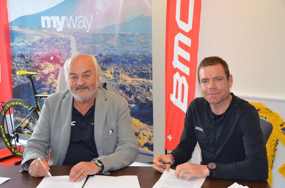 Cadel Evans wird globaler Markenbotschafter für BMC. (Foto: BMC)