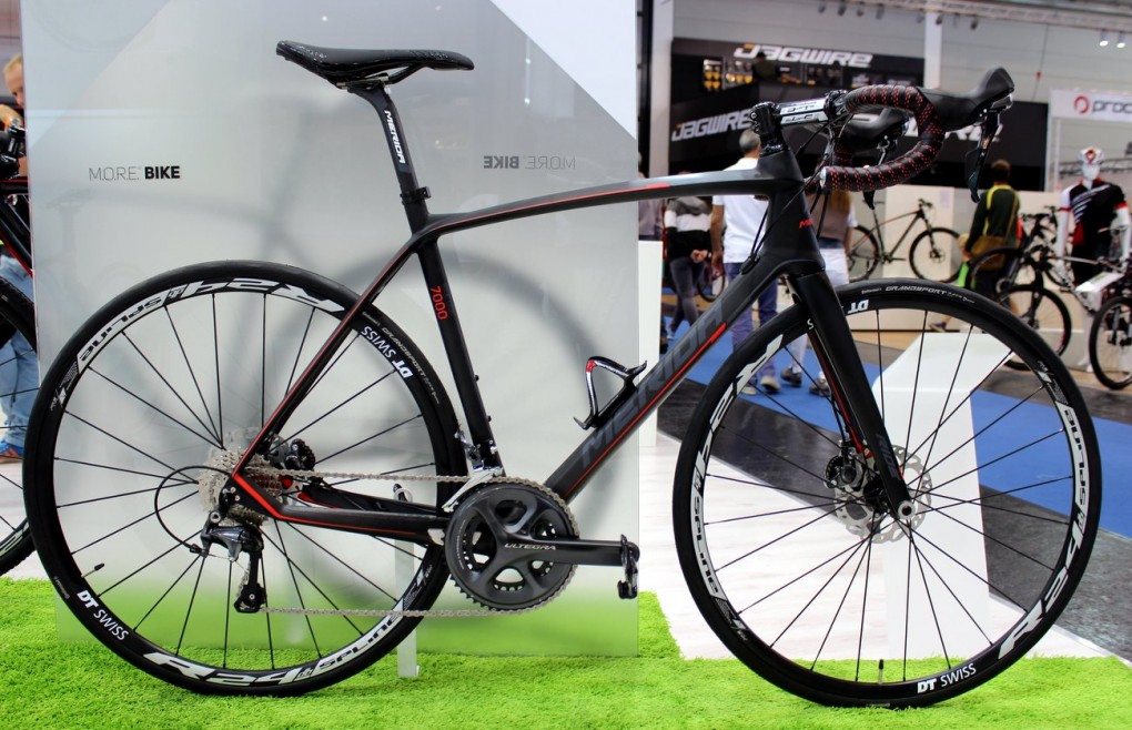Das Merida Ride Disc 7000 auf der Eurobike 2014.