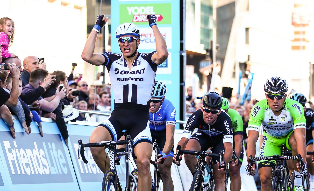 Marcel Kittel gewinnt die erste Etappe. @Alex Whitehead/SWPix.com