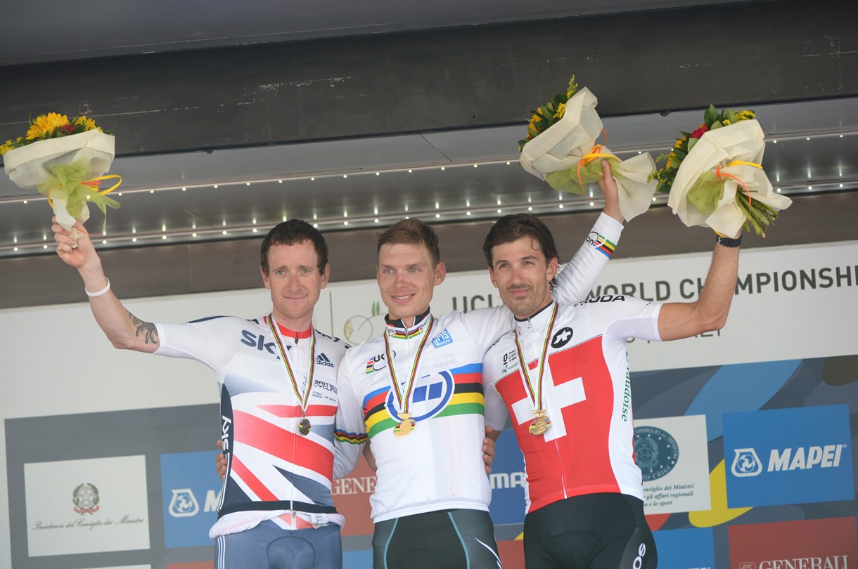 Bradley Wiggins und Tony Martin werden sich in diesem Jahr ein spannedes Duell beim Zeitfahren liefern. (Foto: Sirotti)