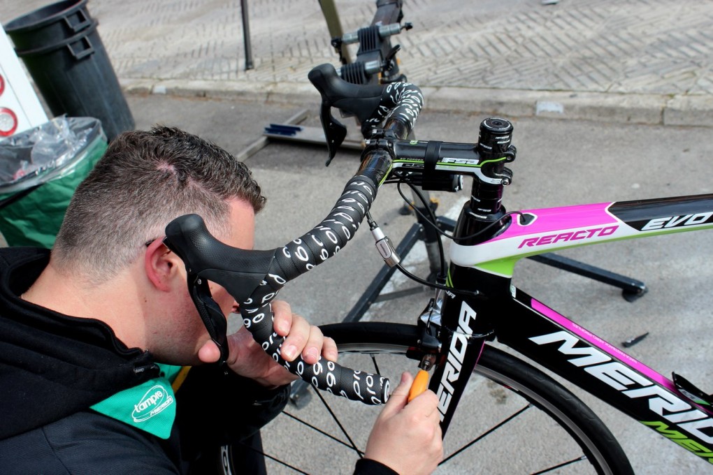 Letzte Einstellungen vor dem Start.