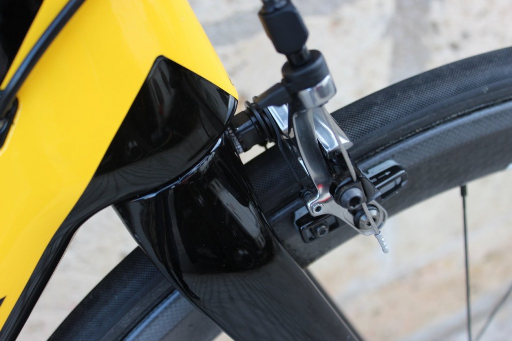 Auch die Bremsen sind Sram Red Bremsen.