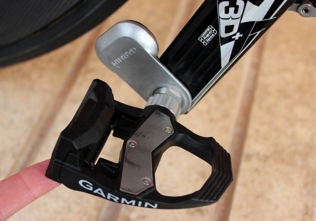 Garmins Vector Power Pedale im Einsatz.