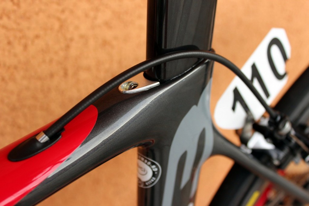 Die integrierte Sattelklemme folgt dem Aero-Konzept von Cervelo.