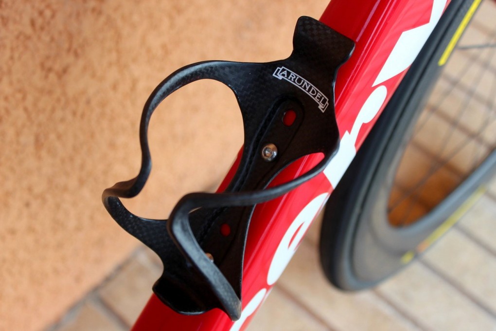 Die Rohrprofile sind so entwickelt worden, dass die Wasserflaschen Teil des Aero-Konzepts sind.