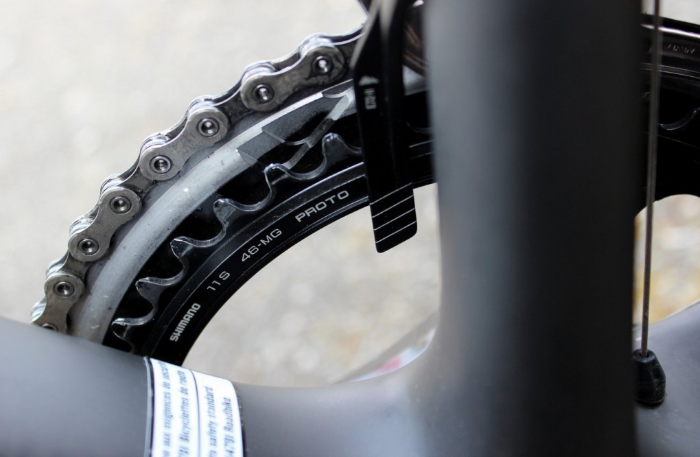 53-46-Kettenblätter wurden extra für den Angriff auf Paris-Roubaix montiert.