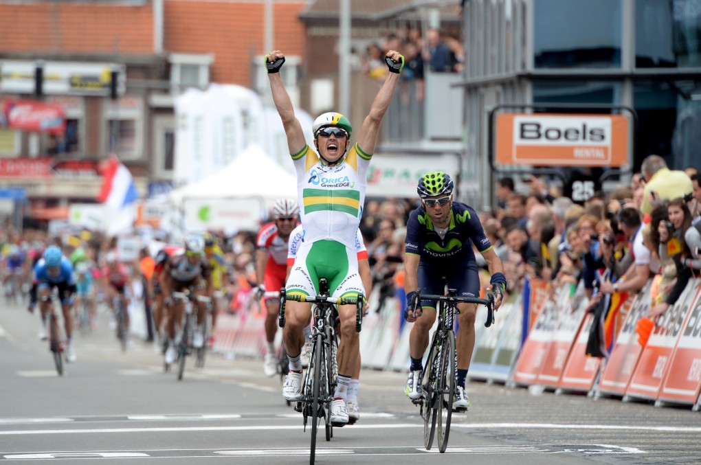 Natürlich hat Valverde nicht alles gewinnen können. Hier konnte sich Simon Gerrans bei Lüttich-Bastogne-Lüttich gegen ihn durchsetzen. Insgesamt sicherte sich Valverde aber konstant Punkte. (Foto: Sirotti)