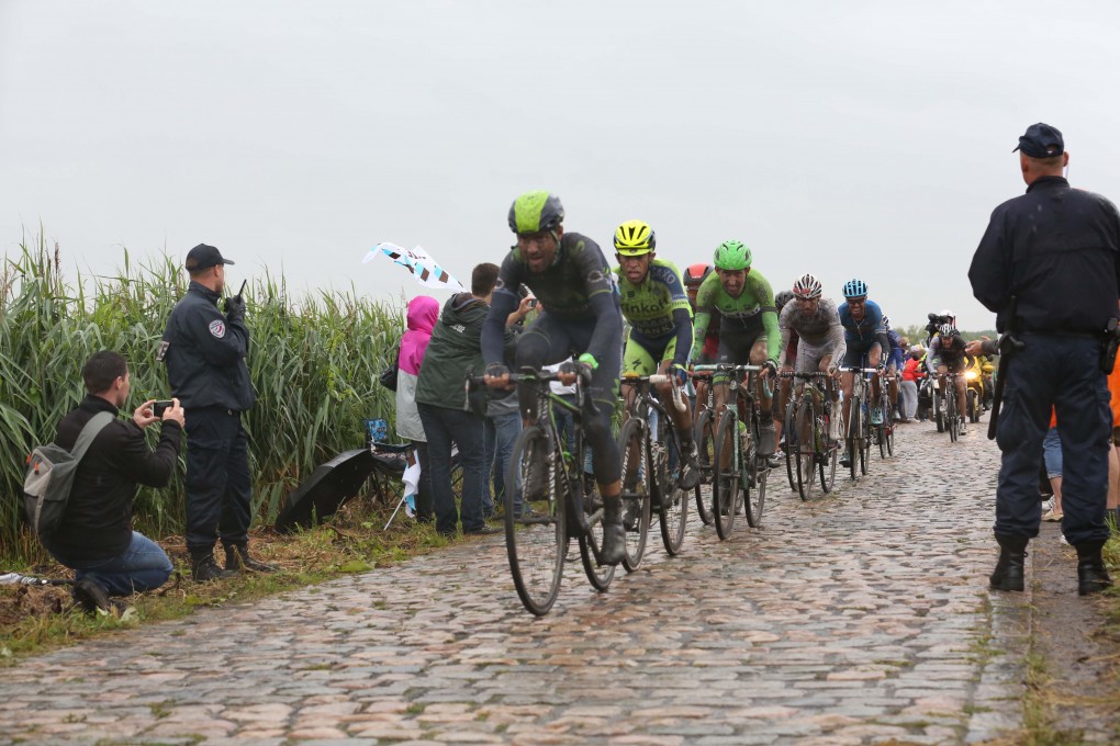 Valverde vor Contador auf der 5. Etappe der Tour de France. (Foto: Sirotti)