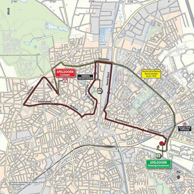 Etappe 01_Giro d’Italia 2016 Karte