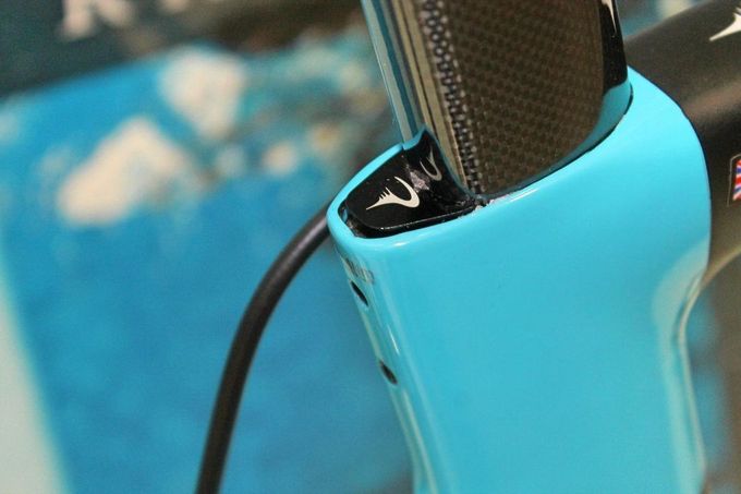 Auch die integrierte Sattelklemme schreit: Aero!