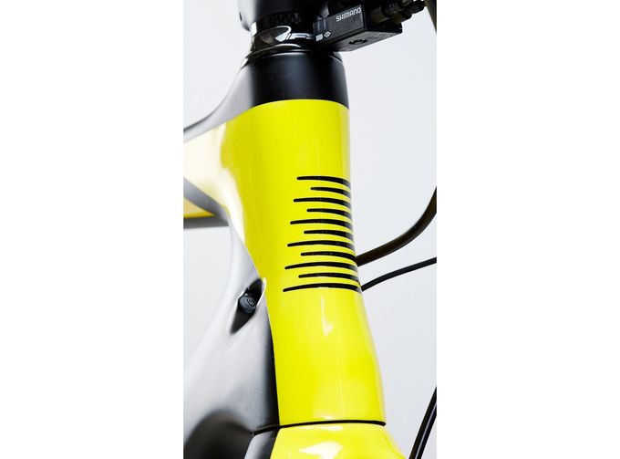 Neues Boardman-Logo auf der Front des Steuerrohrs