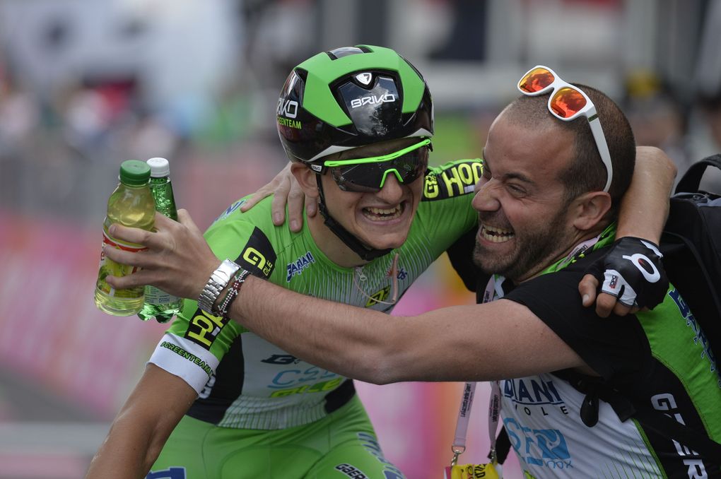 Die Freude im Ziel war groß. Foto: Sirotti