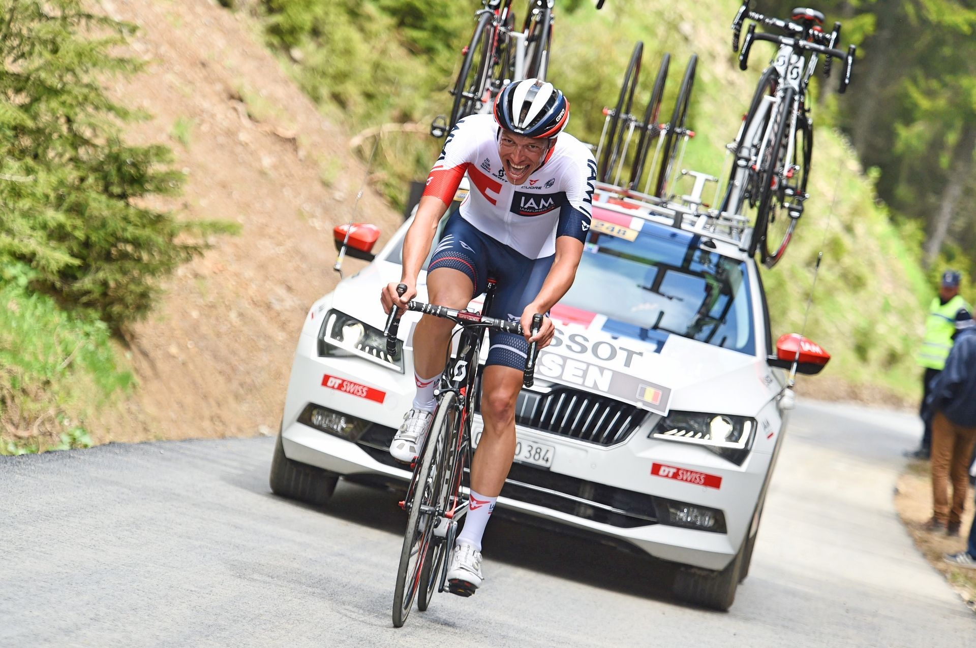 Stef Clement grinst und beißt sich durch. Foto: Sirotti