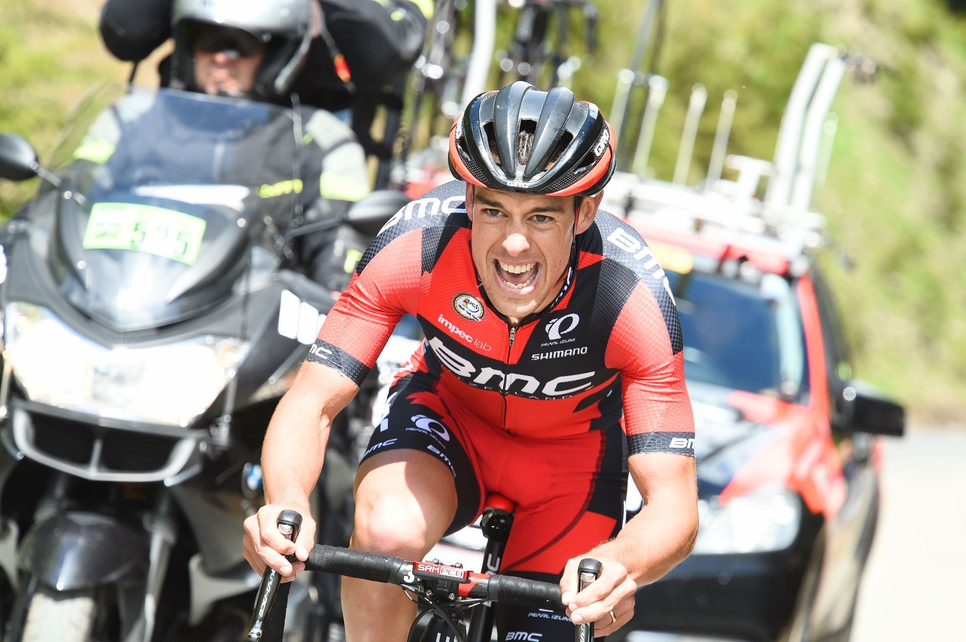 Richie Porte lässt beim Kampf um den zweiten Platz nichts anbrennen. Foto: Sirotti