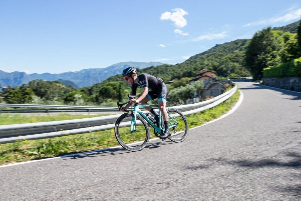 Das Oltre XR4 Aero-Bike ist der aktuelle Neuzugang im Bianchi Fuhrpark. (Pic: Michele Mondini)