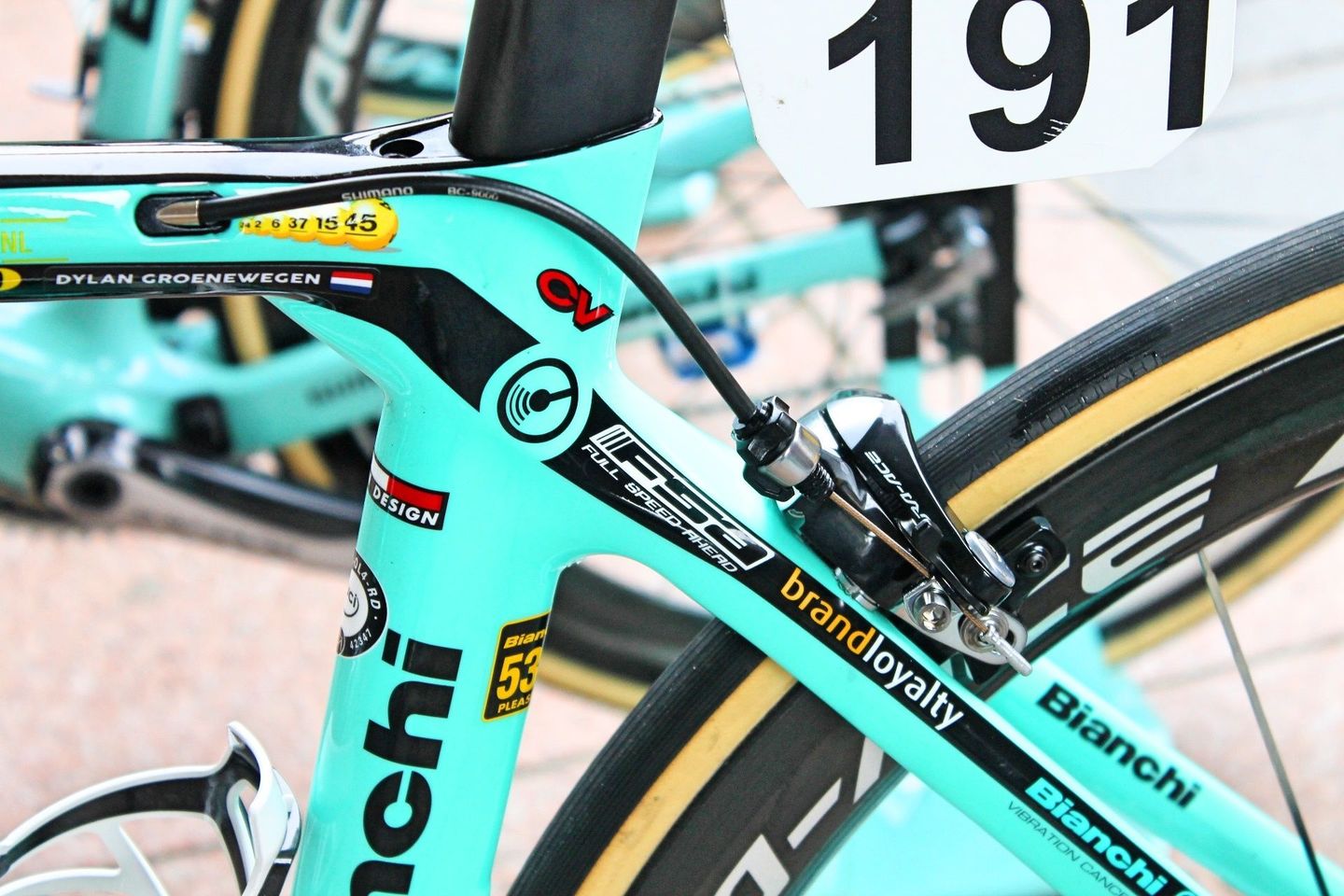 Dylan Groenewegens Bianchi Oltre XR4