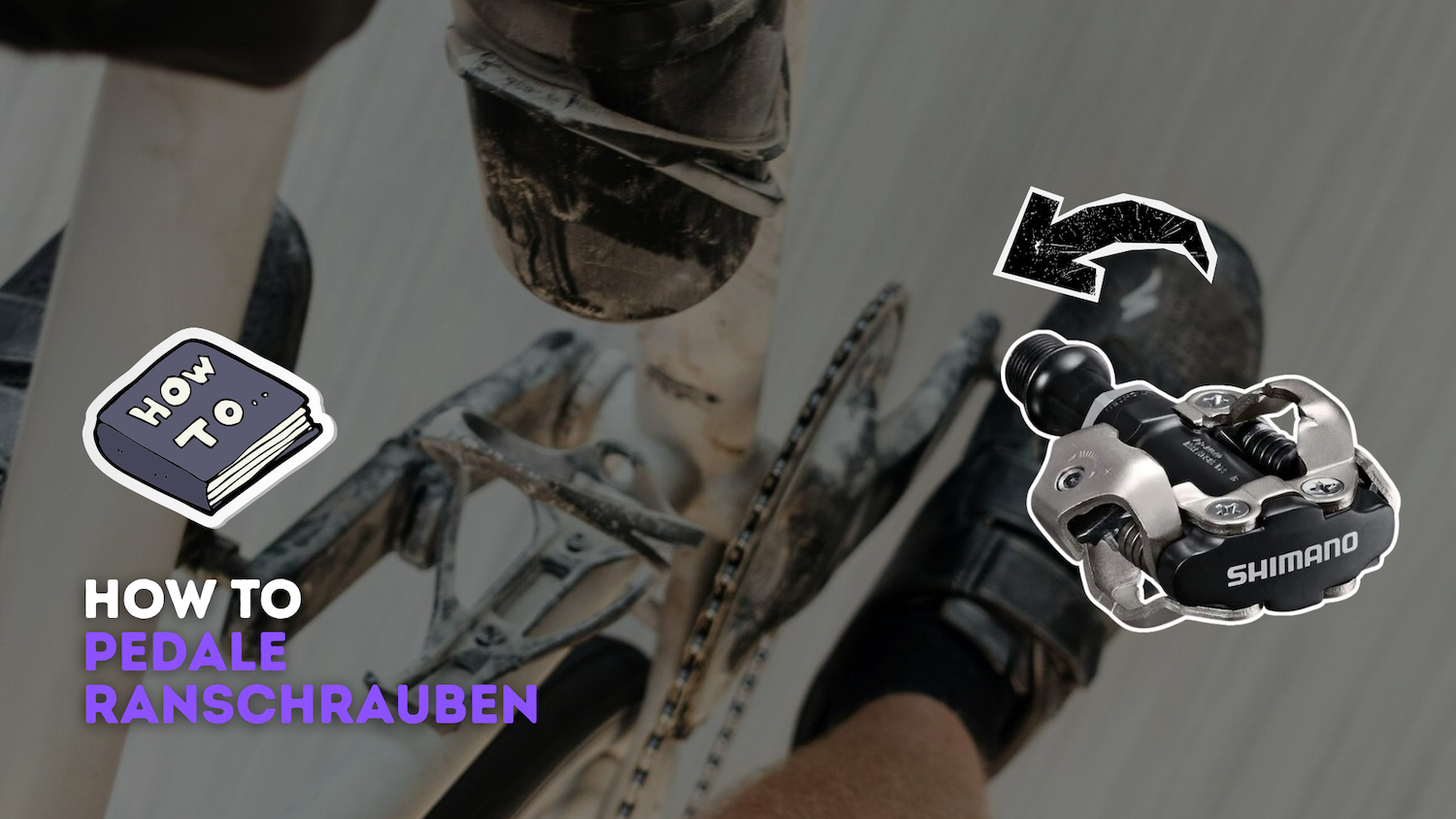 Pedale ranschrauben beim Rennrad