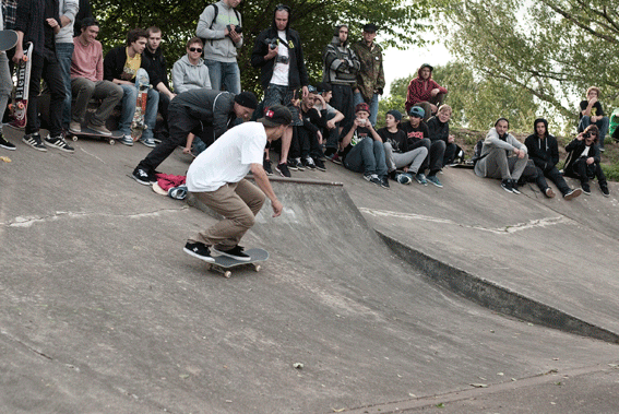 Daniel Sommer Frontside Flips at the North Brigade