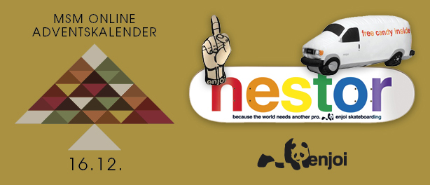 Skateboard MSM Online Adventskalender - enjoi