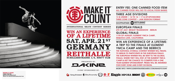 Element Make it Count 2012 Ulm