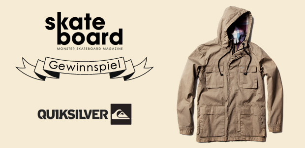 Monster Skateboard Magazine Quiksilver Gewinnspiel