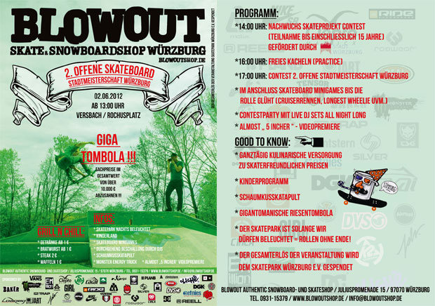 Wuerzburg Skateboard Stadtmeisterschaft