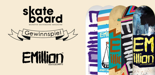 SkateboardMSM x EMillion Gewinnspiel