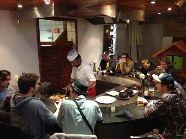 All along the A7 - Unitedskateboardartists und Über Skateboards Tour