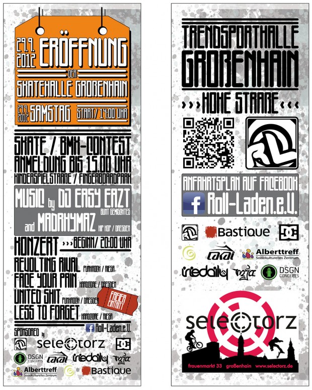 Eröffnung der Skatehalle Großenhain