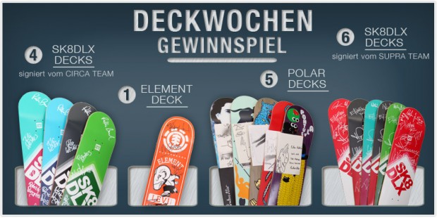 Skatedeluxe Deckwochen