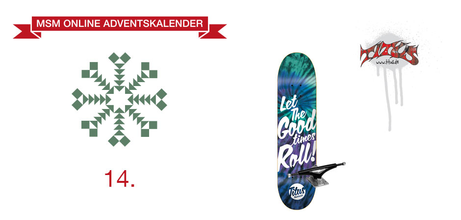 Monster Skateboard Magazine Adventskalender Titus