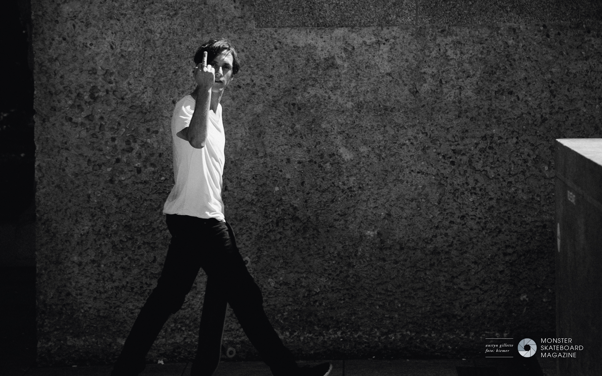 Monster Skateboard Magazine Wallpaper Austyn Gillette