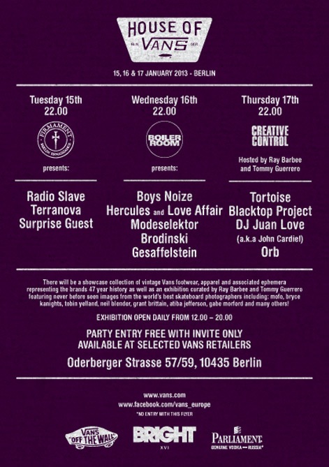 House of Vans Berlin Bright 16