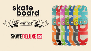 skatedeluxe Monster Skateboard Magazine Gewinnspiel