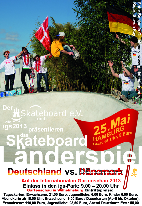 Skateboard Länderspiel