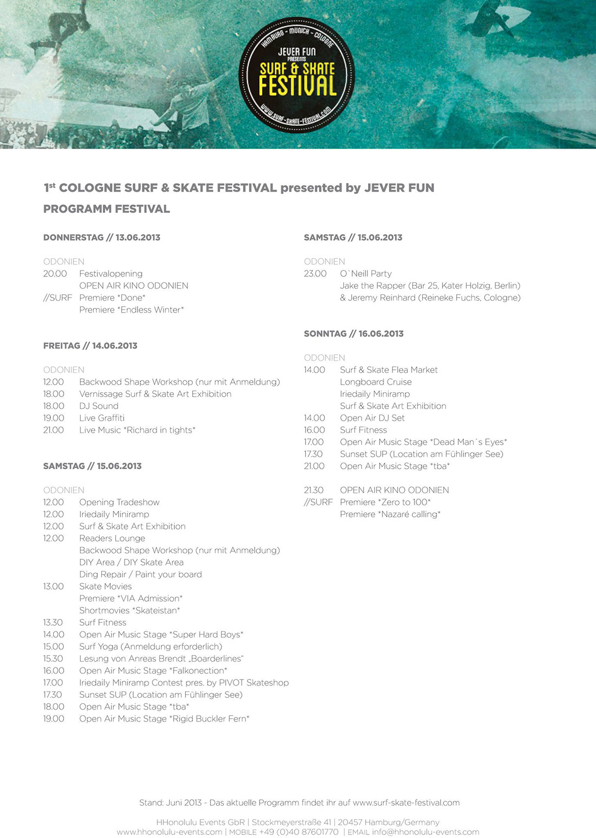 Surf & Skate Festival Koeln