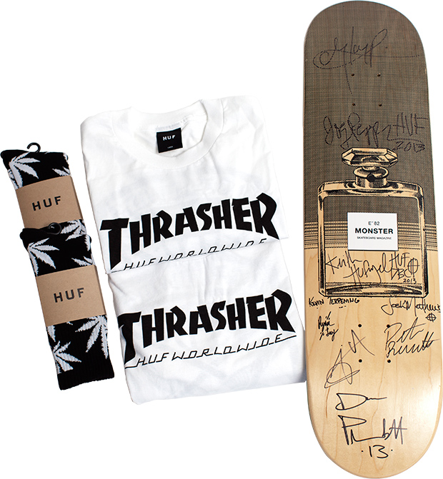 Skateboardmsm x Huf Gewinnspiel