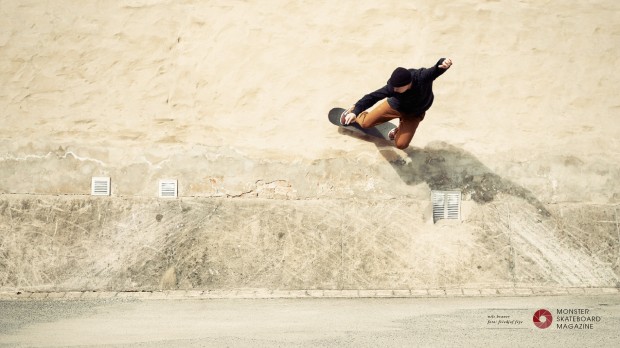 Nils Brauer Monster Skateboard Magazine Wallpaper