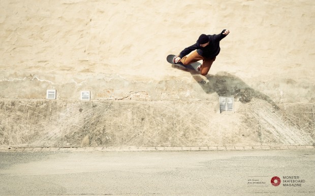 Nils Brauer Monster Skateboard Magazine Wallpaper