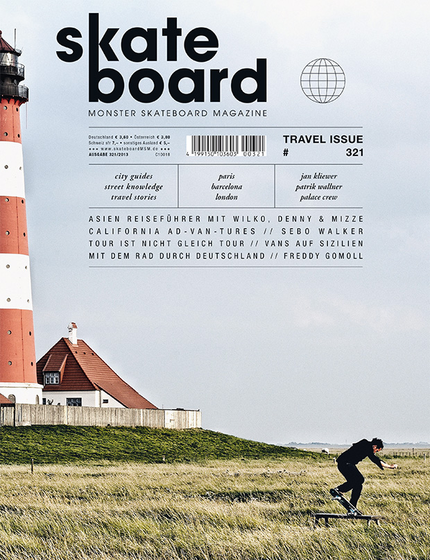 Freddy Gomoll und der Lechtturm in Westerhever – eine unschlagbare Kombination, die unsere Travel-Issue zierte.