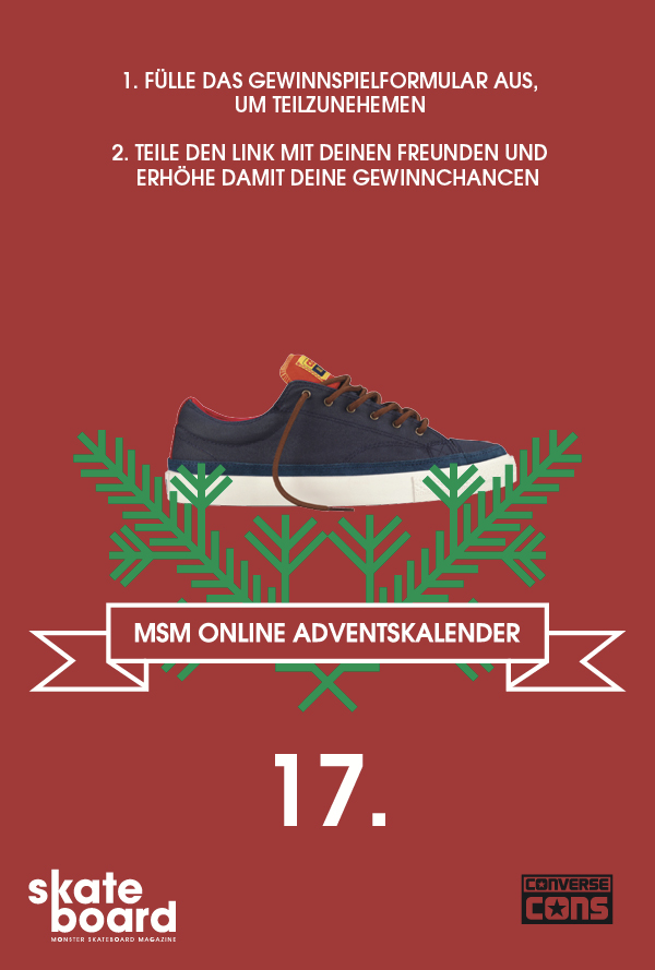 Converse Monster Skateboard Magazine Adventskalender