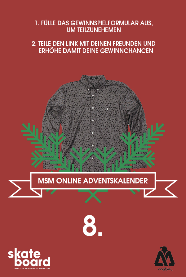 Monster Skateboard Magazine Adventskalender Matix