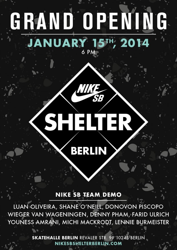 FLYER_Nike SB Shelter Grand Opening