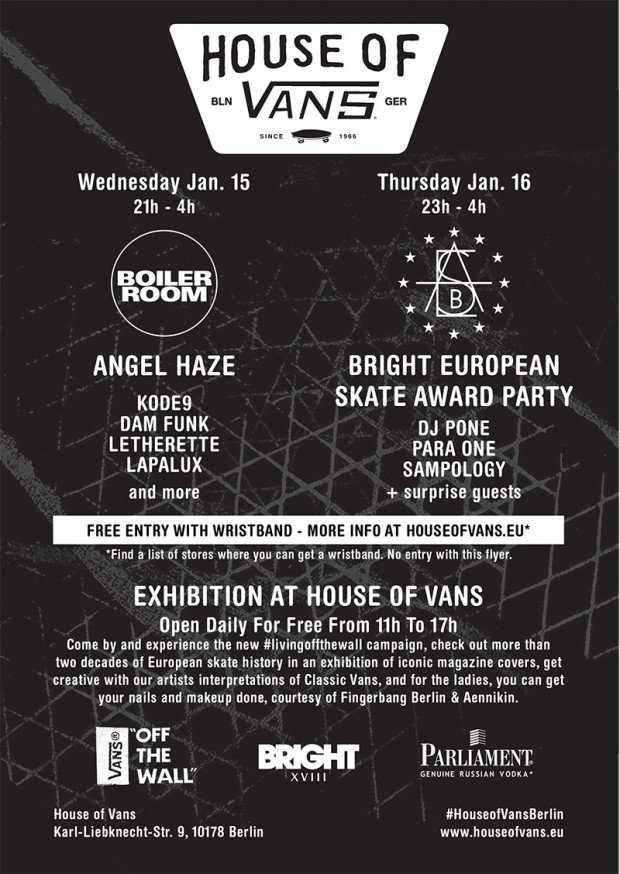 House of Vans 2014 Bright Berlin