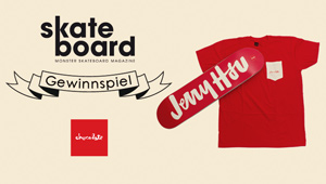 Jerry Hsu Monster Skateboard Magazine Gewinnspiel