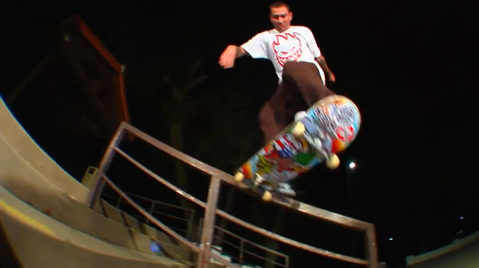 Bobby Worrest – Switch Kickflip Backside Tailslide