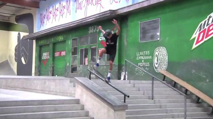Nyjah Huston – Switch Nosebluntslide