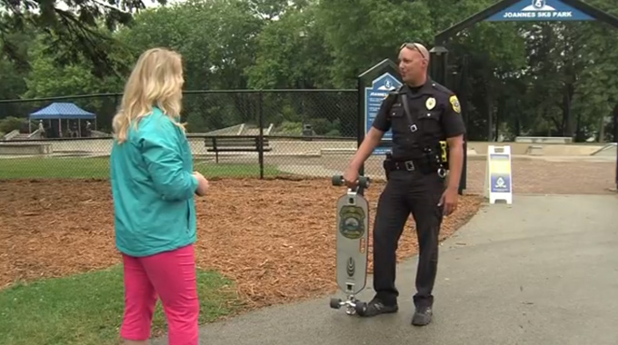 Skateboard Cop