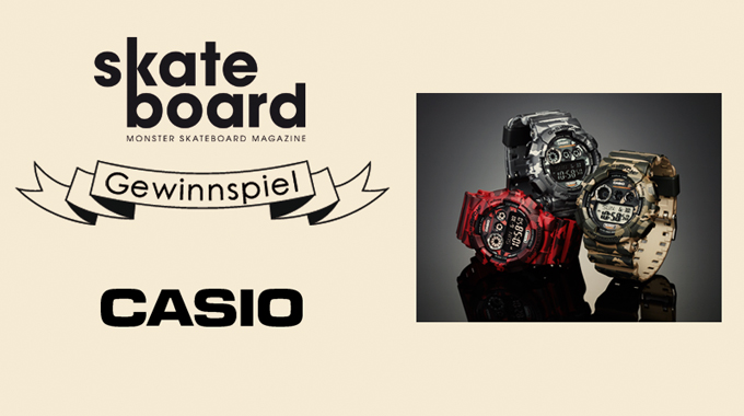 Casio x Monster Skateboard Magazine Gewinnspiel