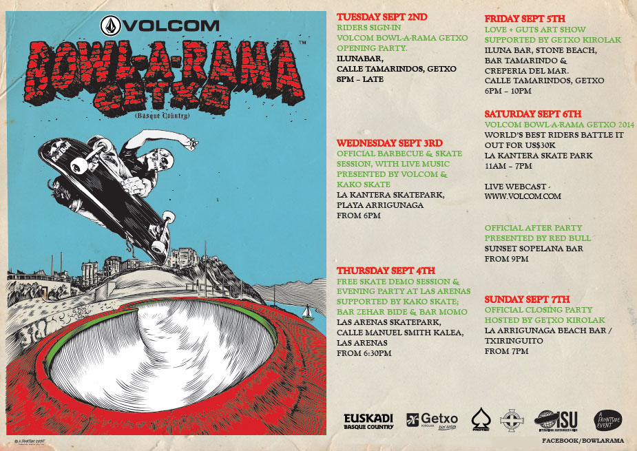Volcom Bowl-A-Rama 2014 Getxo